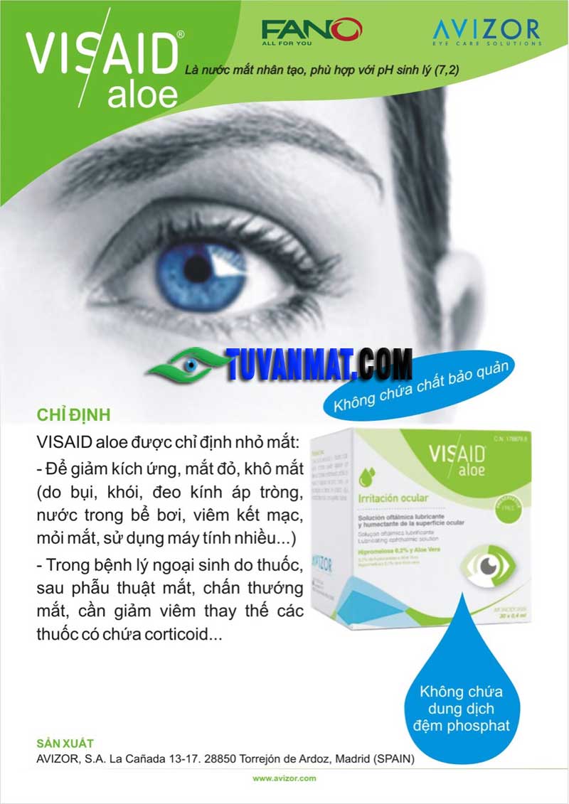 Công dụng thuốc visaid aloe